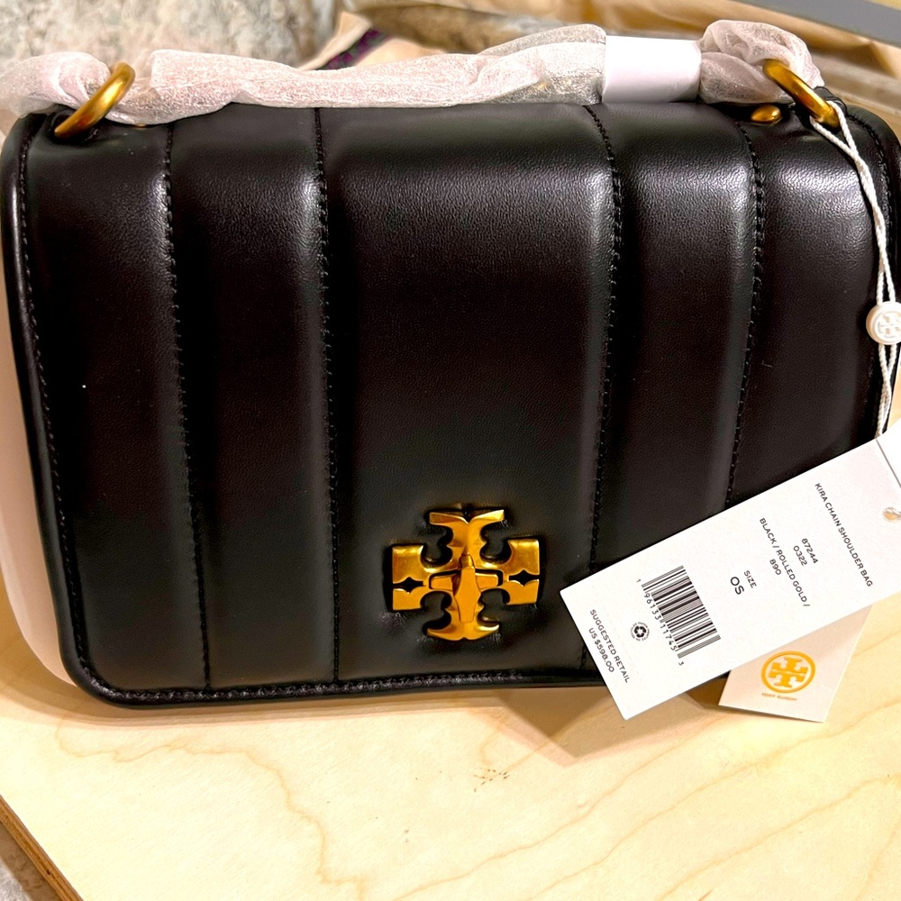 Kira Chain Quilted Leather Shoulder Bag